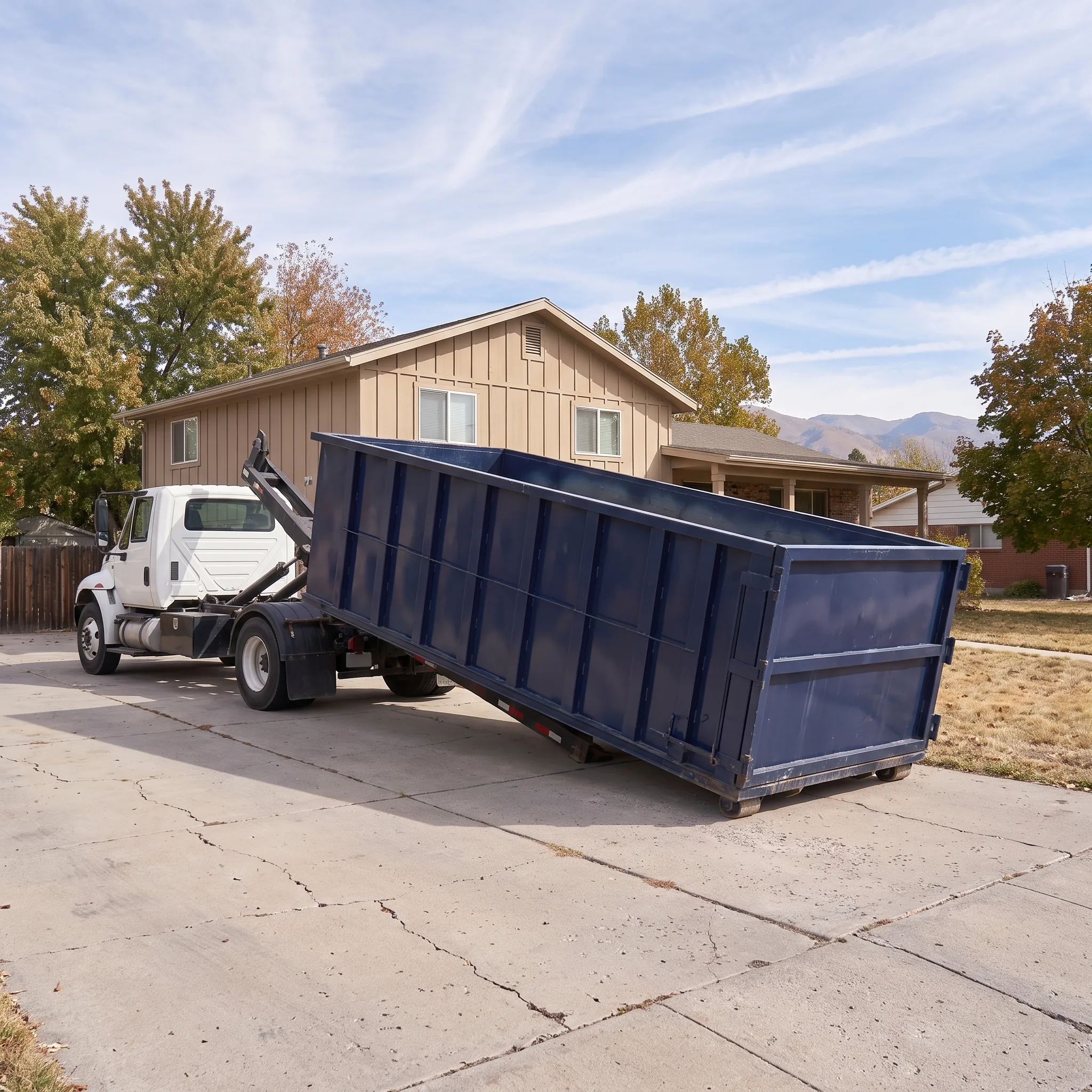 Roll-off dumpster delivery in Utah